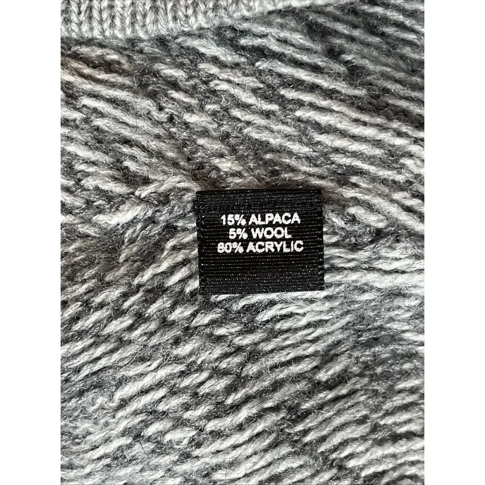 Alpaca Connection Sweater Hooded Cardigan Wooden Toggle Alpaca Wool Blend Poncho